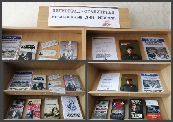 Виртуальная выставка «Ленинград – Сталинград… Незабвенные дни февраля»